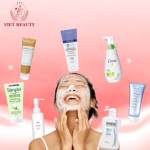 Sữa rửa mặt cho bà bầu