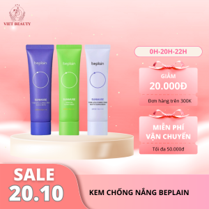 Kem Chống Nắng Beplain, Nâng Tone, Cấp Ẩm Căng Bóng 50ml