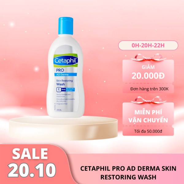 Sữa tắm Cetaphil Pro AD Derma Skin Restoring Wash