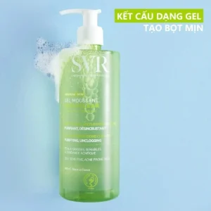 Kết cấu sữa rửa mặt SVR