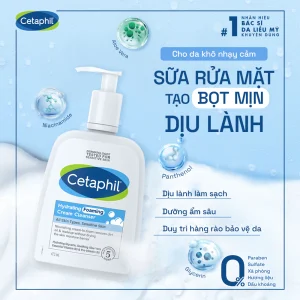 Sữa rửa mặt Cetaphil dịu nhẹ
