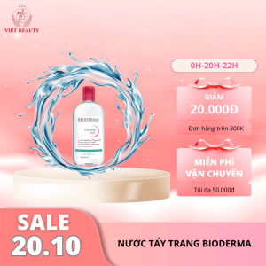 Nước Tẩy Trang Bioderma Hồng Dành Cho Da Nhạy Cảm