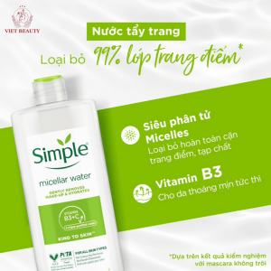 Nước Tẩy Trang SIMPLE