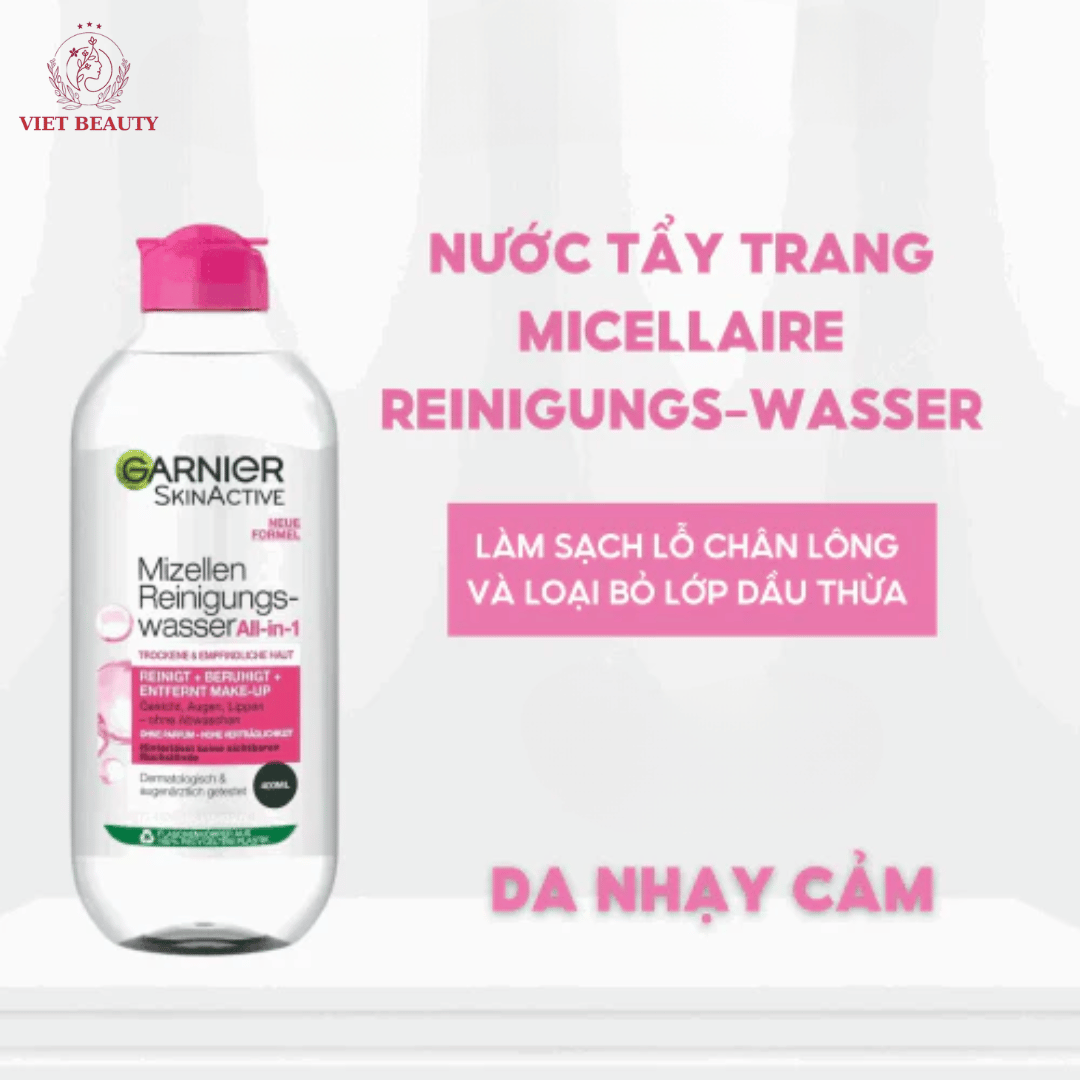 Nuoc-tay-trang-Garnier-Hong Nước Tẩy Trang Ganier Hồng
