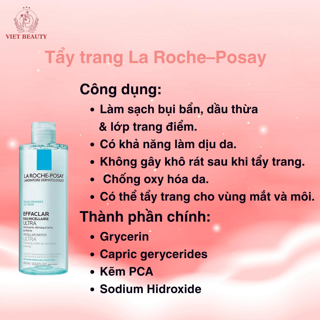 Nuoc-tay-trang-La-Roche-Posay Nước Tẩy Trang La Roche-Posay